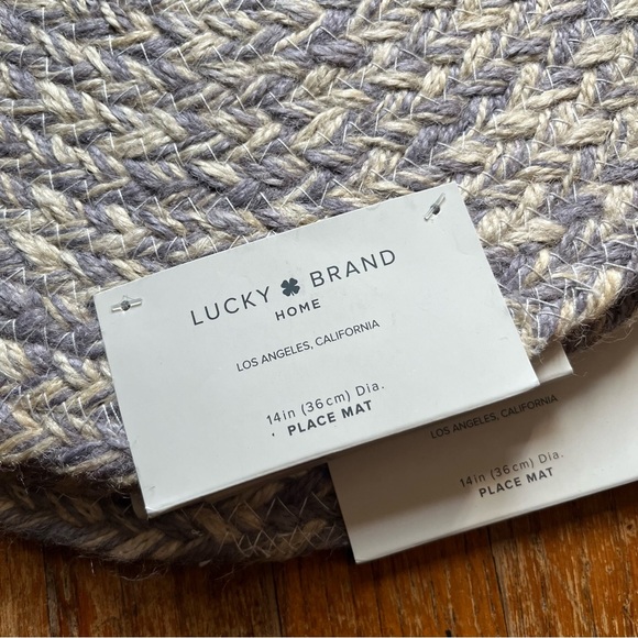 Lucky Brand (Set of 4) Jute Placemats - Picture 3 of 5